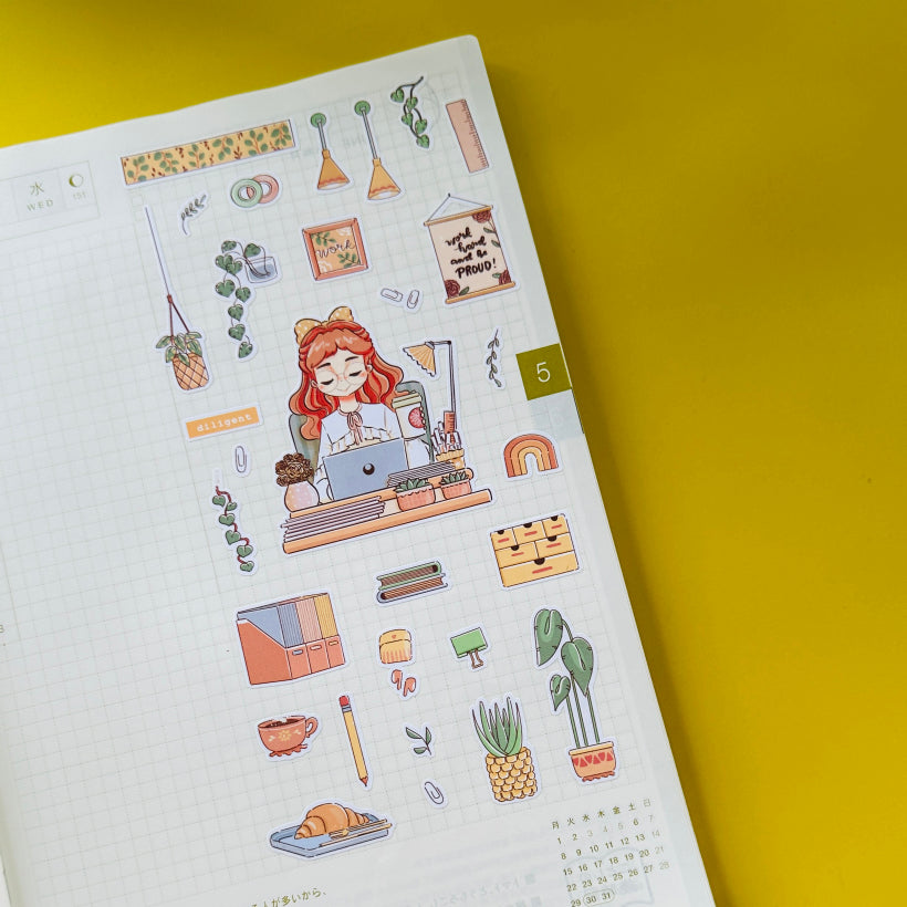 Diligent | Working Women | Collection Stickers | C317