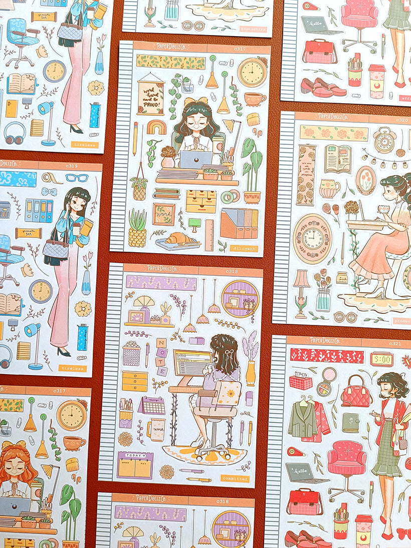 Tireless | Working Women | Collection Stickers | C319