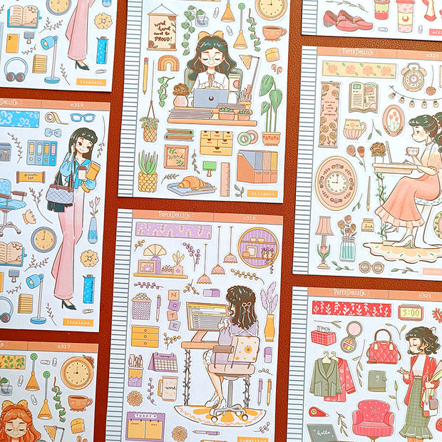 Tireless | Working Women | Collection Stickers | C319