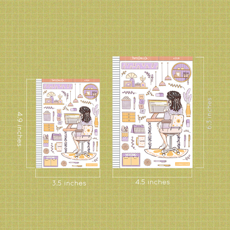Committed | Working Women | Collection Stickers | C318