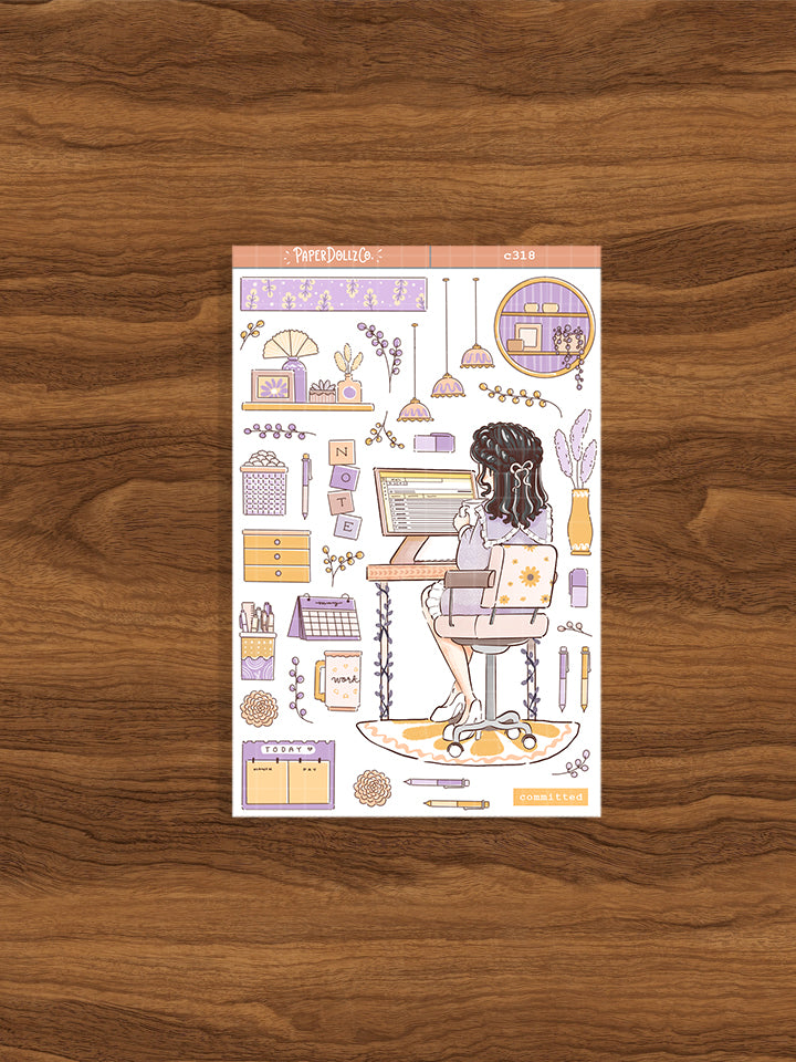 Committed | Working Women | Collection Stickers | C318