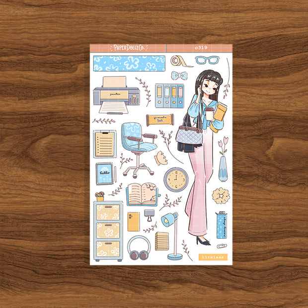 Tireless | Working Women | Collection Stickers | C319