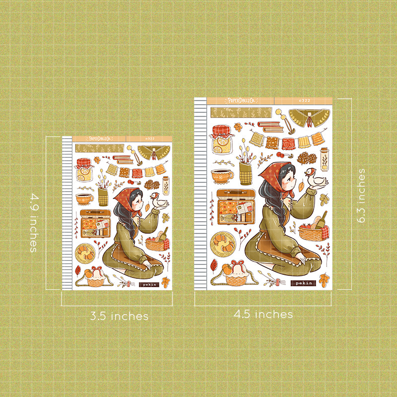 Pekin | Birds of Autumn | Collection Stickers | C322
