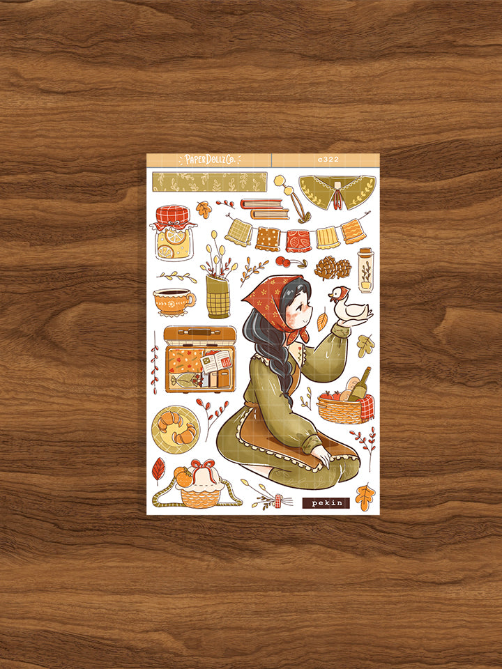 Pekin | Birds of Autumn | Collection Stickers | C322