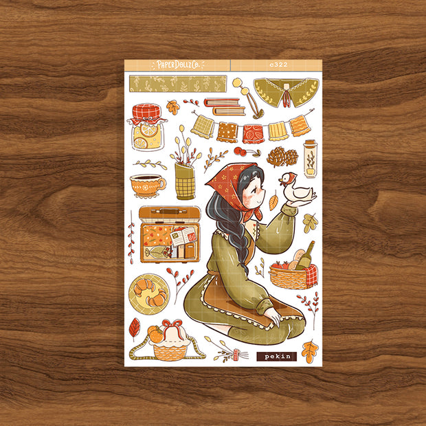 Pekin | Birds of Autumn | Collection Stickers | C322