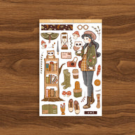 Owl | Birds of Autumn | Collection Stickers | C324