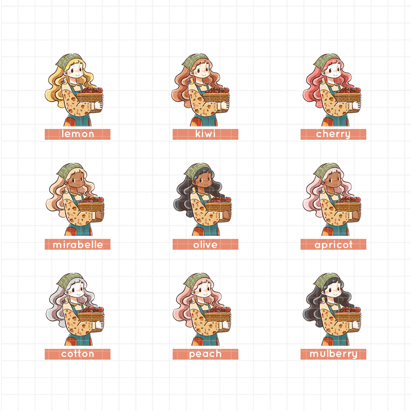 Birds of Autumn | PaperDollzCo | Sticker Book | CB049