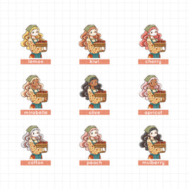 Birds of Autumn | PaperDollzCo | Sticker Book | CB049