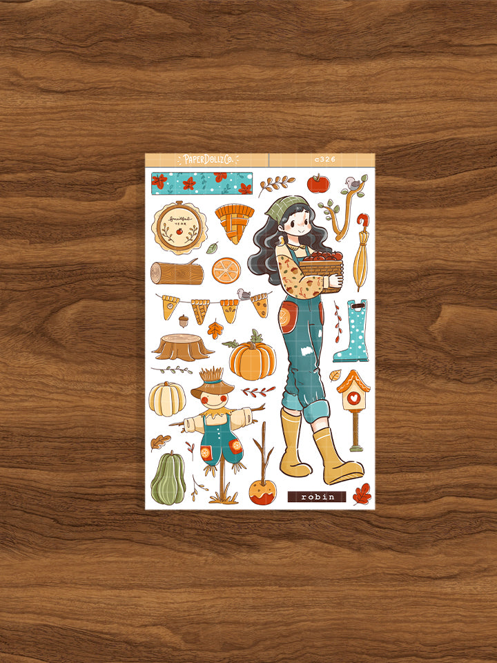 Robin | Birds of Autumn | Collection Stickers | C326