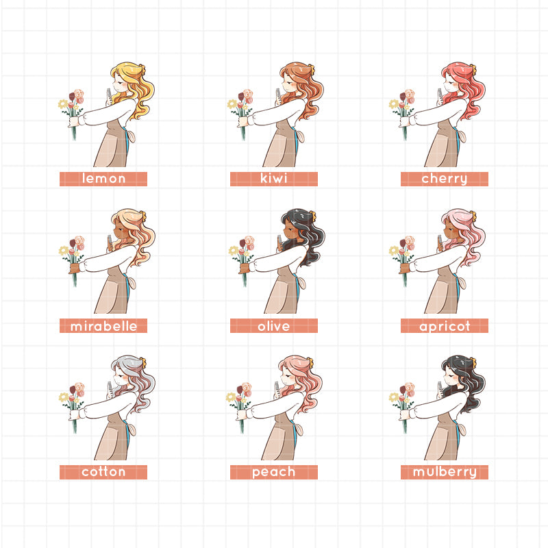 True Passion | PaperDollzCo | Sticker Book | CB050