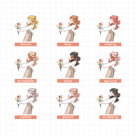 True Passion | PaperDollzCo | Sticker Book | CB050