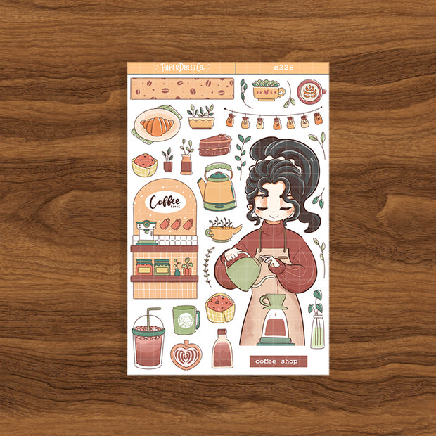 Coffee Shop | True Passion | Collection Stickers | C328