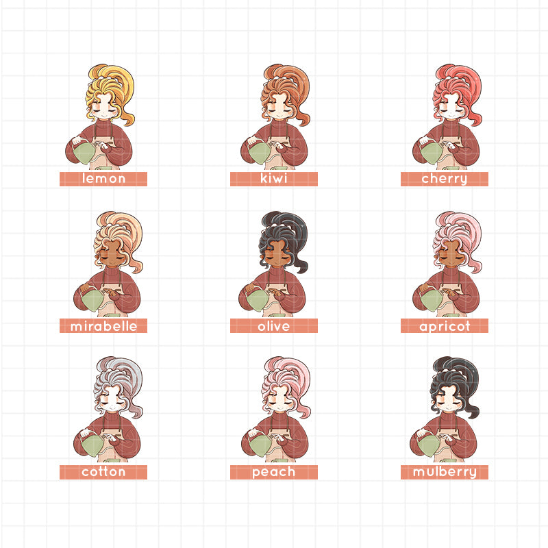 True Passion | PaperDollzCo | Sticker Book | CB050