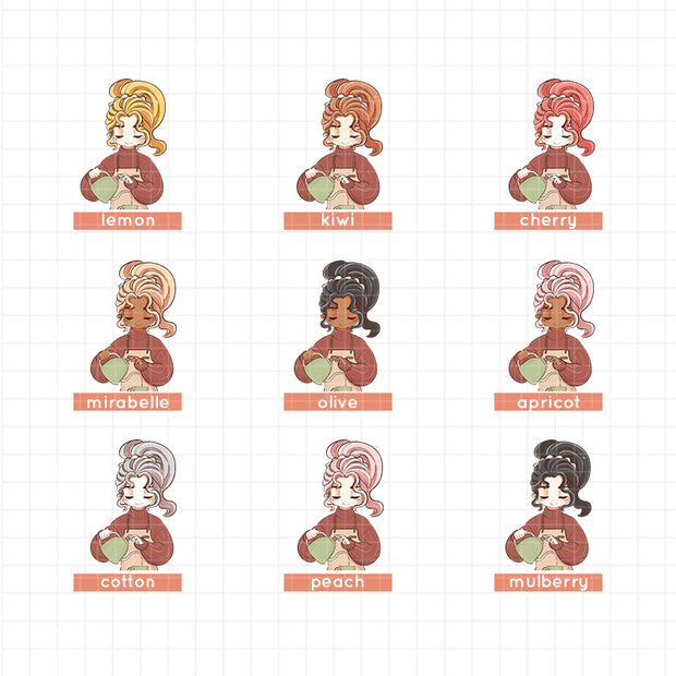 Coffee Shop | True Passion | Just Dolls Stickers | J381