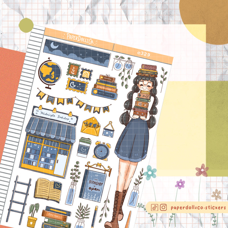 Book Shop | True Passion | Collection Stickers | C329