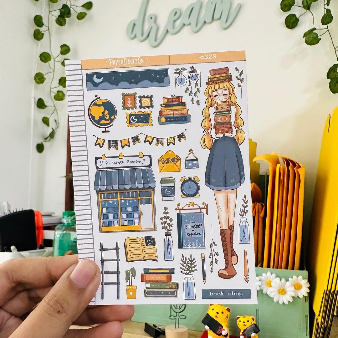 Book Shop | True Passion | Collection Stickers | C329