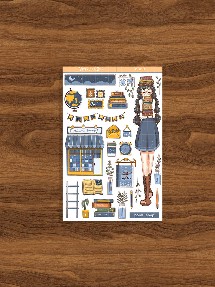 Book Shop | True Passion | Collection Stickers | C329
