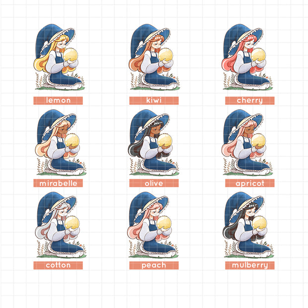 Lunar | Enchanted | just Dolls Stickers | J386