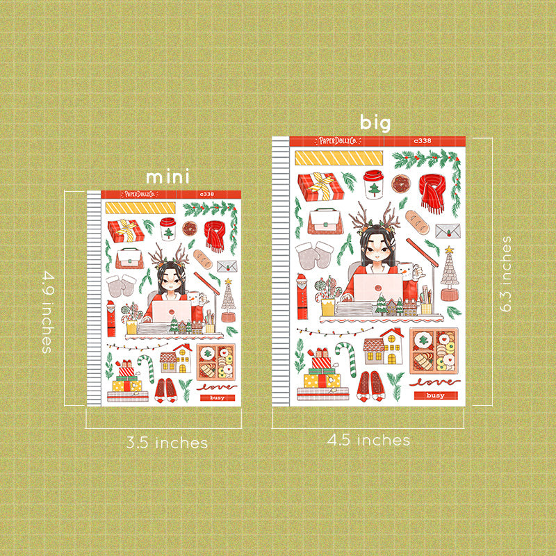 Busy | Joy to the Dolly World | Collection Stickers | c338