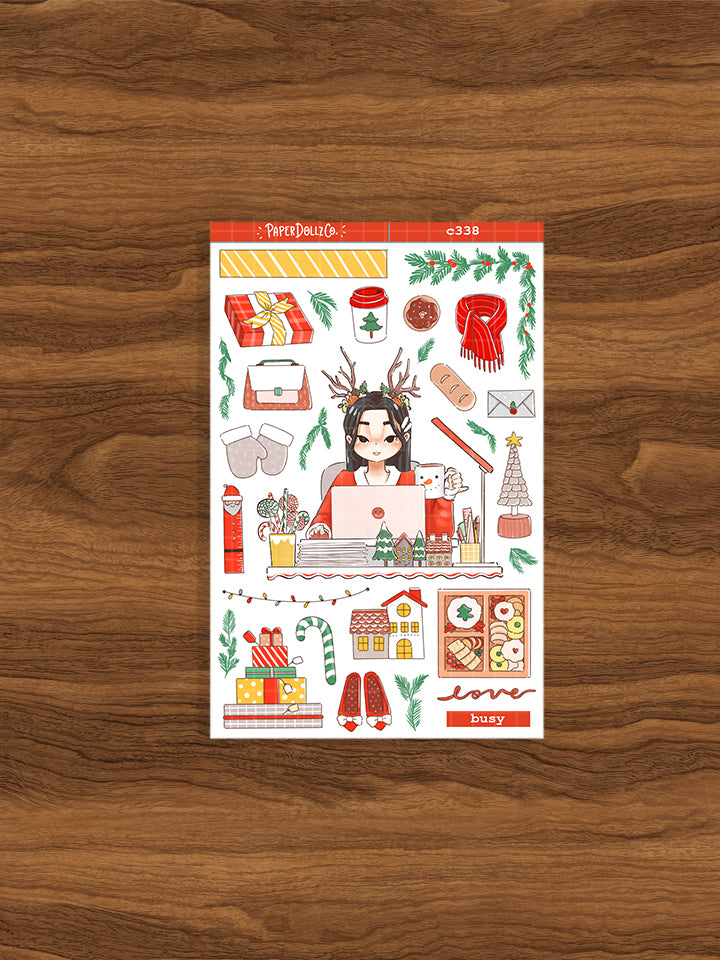 Busy | Joy to the Dolly World | Collection Stickers | c338