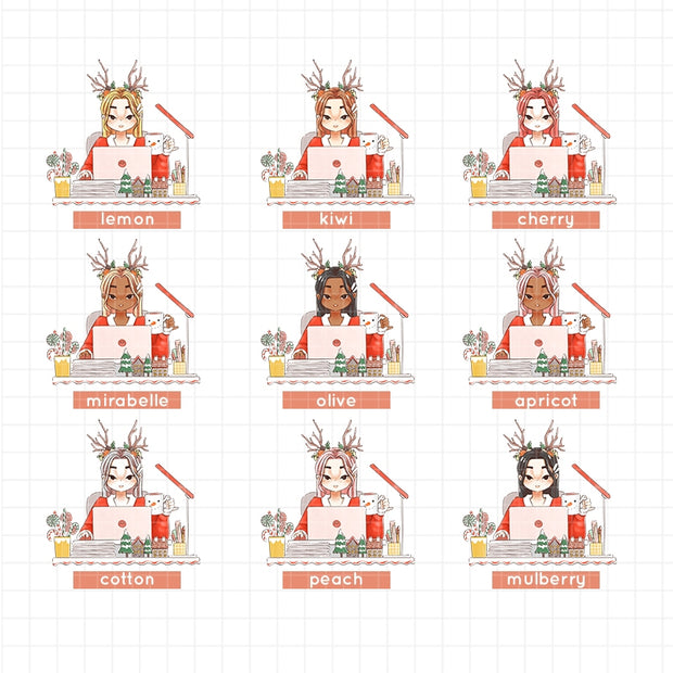 Busy | Joy to the Dolly World | Just Dolls Stickers | j391