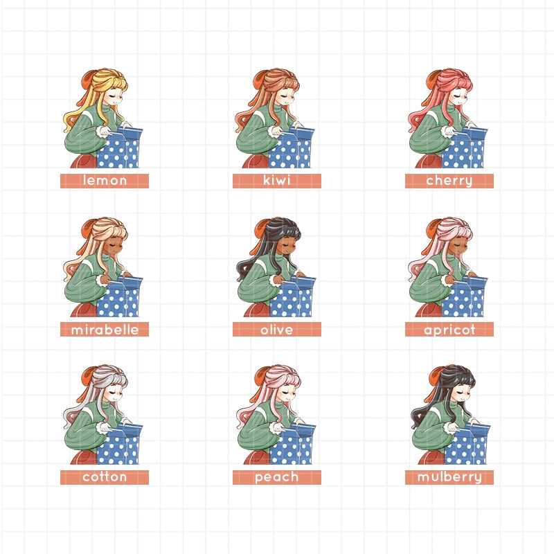 Joy to the Dolly World | PaperDollzCo | Sticker Book | CB053