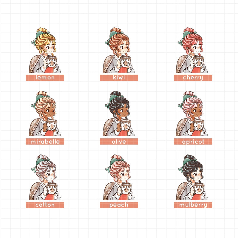 Joy to the Dolly World | PaperDollzCo | Sticker Book | CB053