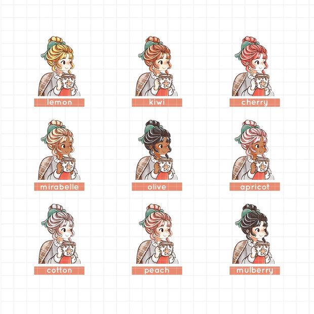 Blissful | Joy to the Dolly World | Just Dolls Stickers | j393