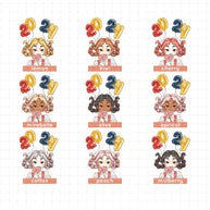 Year of the Rising Dragon | PaperDollzCo | Sticker Book | CB054