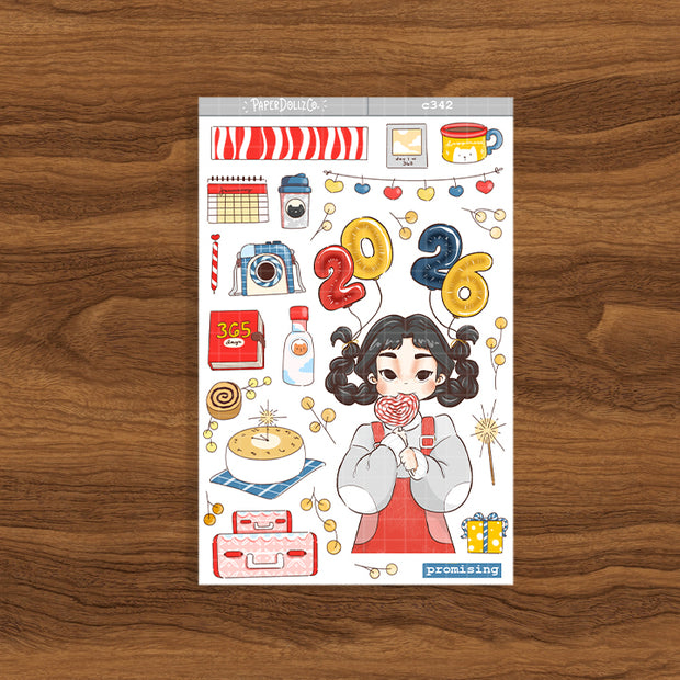Promising | Year of the Rising Dragon | Collection Stickers | C342