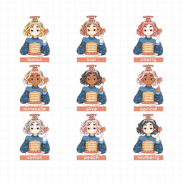 Abundant | Year of the Rising Dragon | Just Dolls Stickers | J397