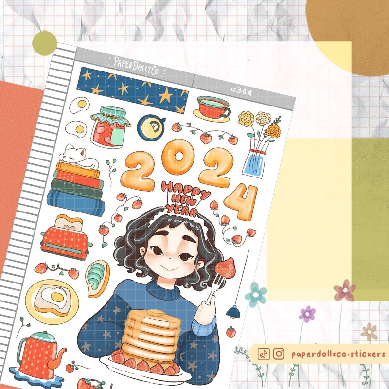 Abundant | New Year | Collection Stickers | C344