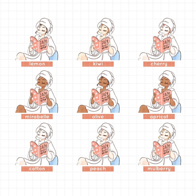 Year of the Rising Dragon | PaperDollzCo | Sticker Book | CB054