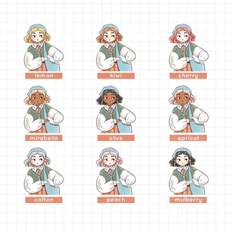 Peaceful | Spring Blossoming | Hobonichi A6 Daily Sticker Kit - a023