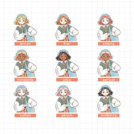 Peaceful | Spring Blossoming | Hobonichi A6 Daily Sticker Kit - a023