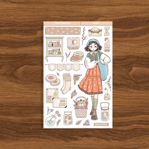 Peaceful | Spring Blossoming | Collection Stickers | C349