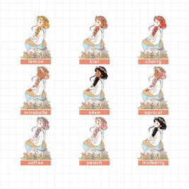 Blossoming | PaperDollzCo | Sticker Book | CB057