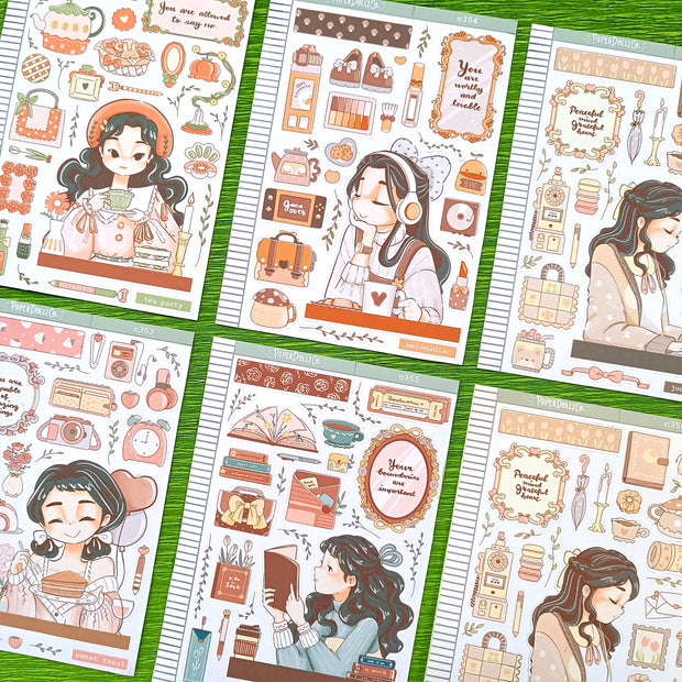 Journaling | Alone Time | Collection Stickers | C356
