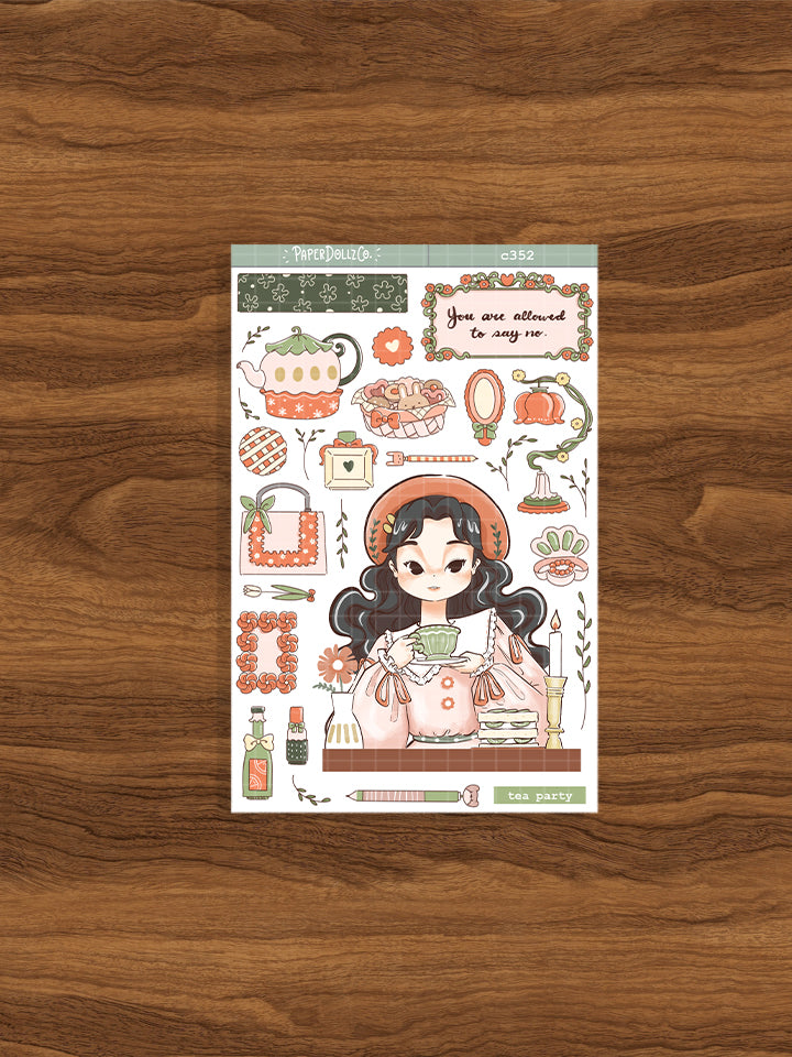 Tea Party | Alone Time | Collection Stickers | C352