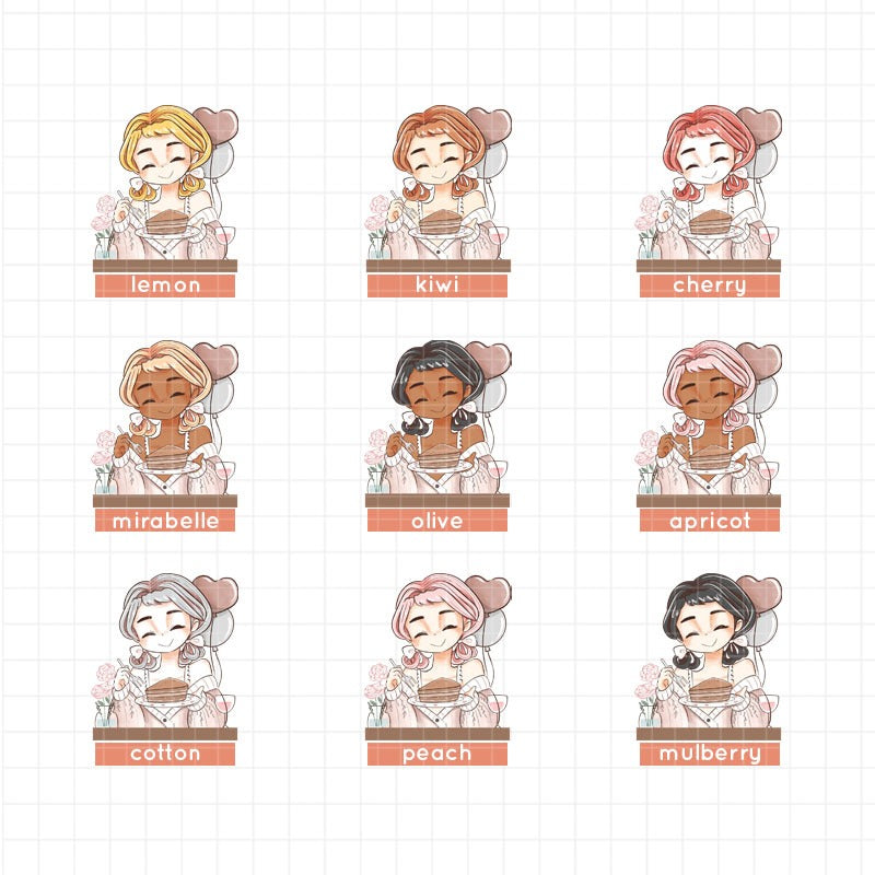 Sweet Treat | Alone Time | Just Dolls Stickers | J406
