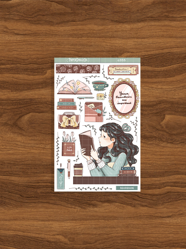 Bookworm | Alone Time | Collection Stickers | C355