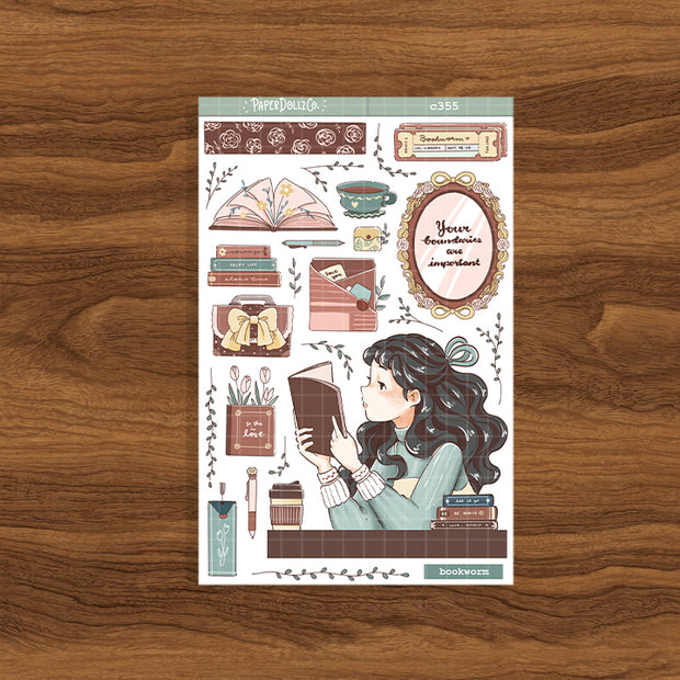 Bookworm | Alone Time | Collection Stickers | C355