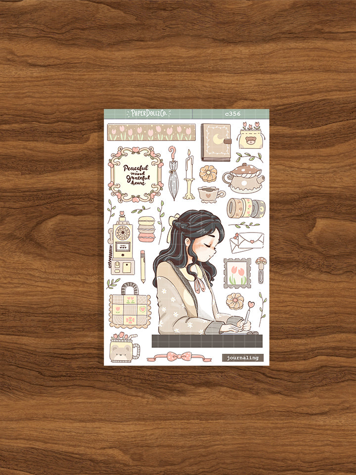 Journaling | Alone Time | Collection Stickers | C356