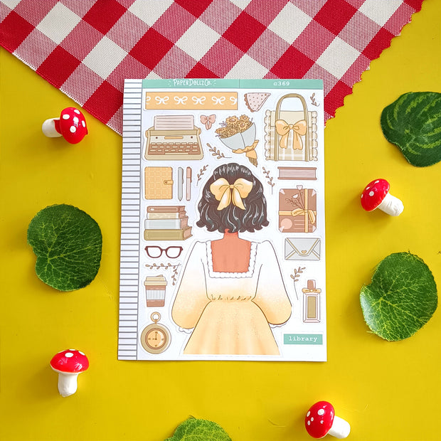 Library | Crowning Glory | Collection Stickers | C369