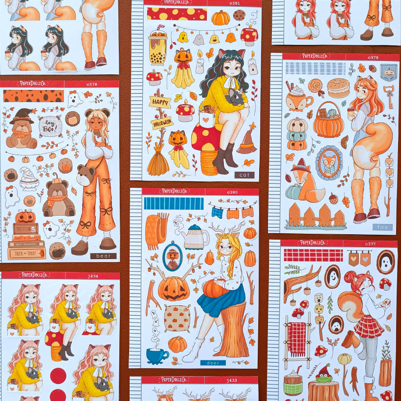 Bear | Fluffy Tails | Collection Stickers | C378