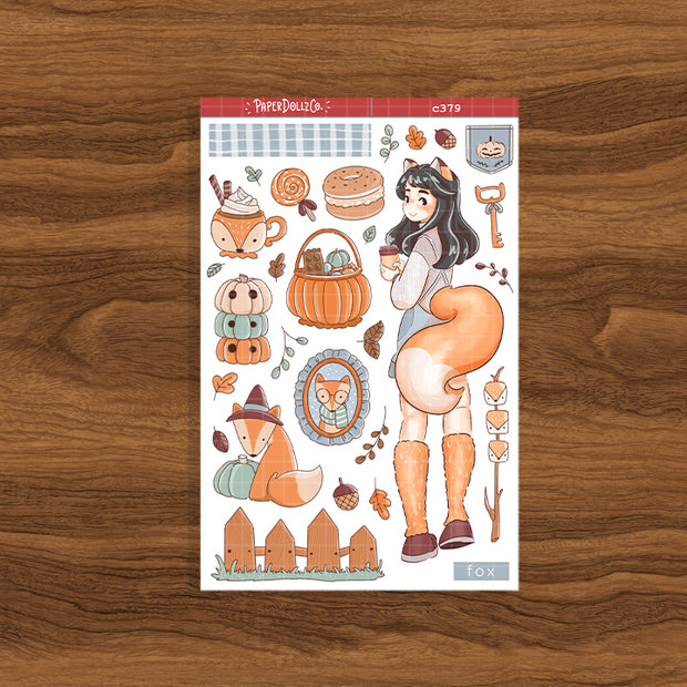 Fox | Fluffy Tails | Collection Stickers | C379