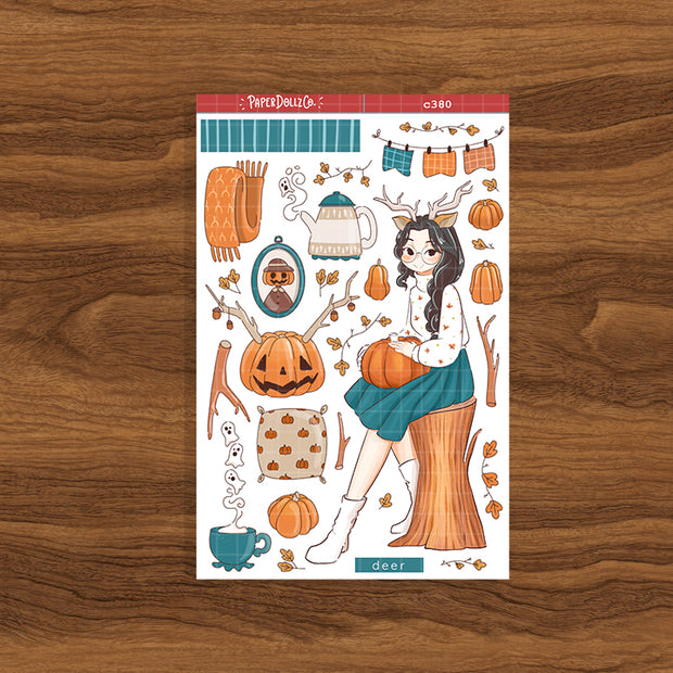 Deer | Fluffy Tails | Collection Stickers | C380