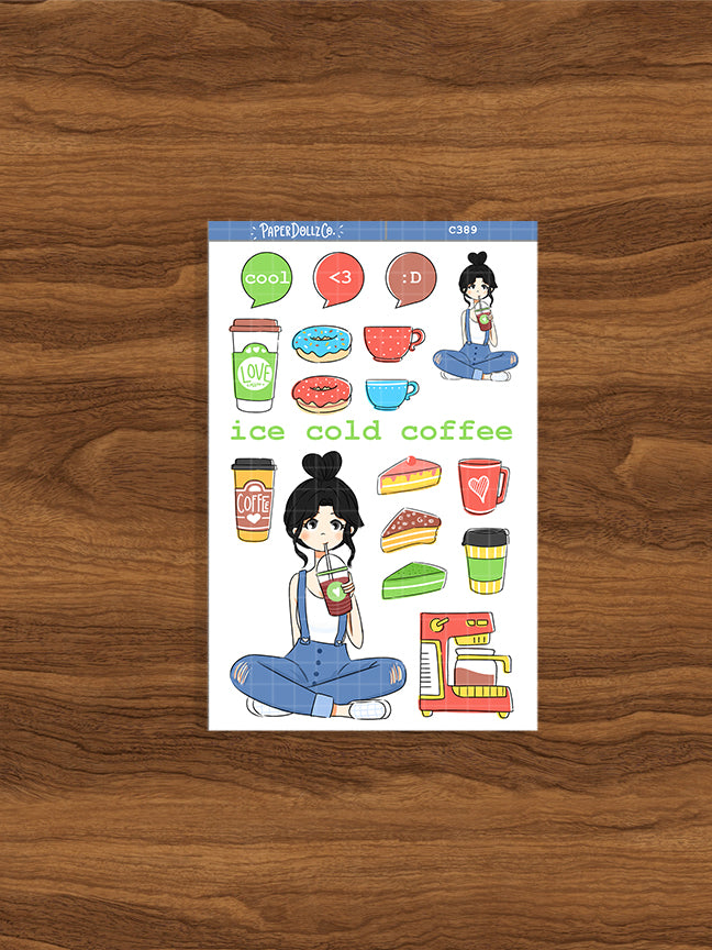 Ice Cold Coffee | Collection Sticker | C389