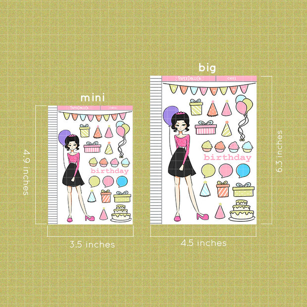 Birthday | Collection Sticker | C401