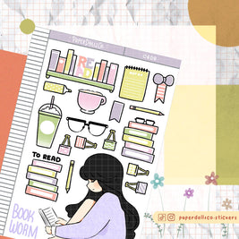 Bookworm Planner | Collection Stickers | C408